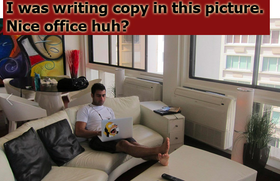 Writing Copy From Office